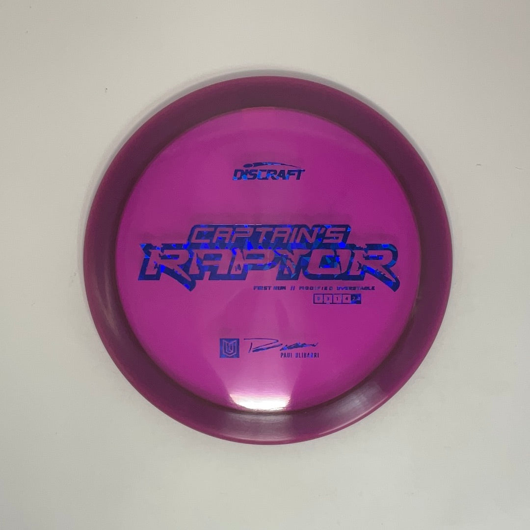 First Run Captain’s Raptor - Special Blend Z - Paul Ulibarri