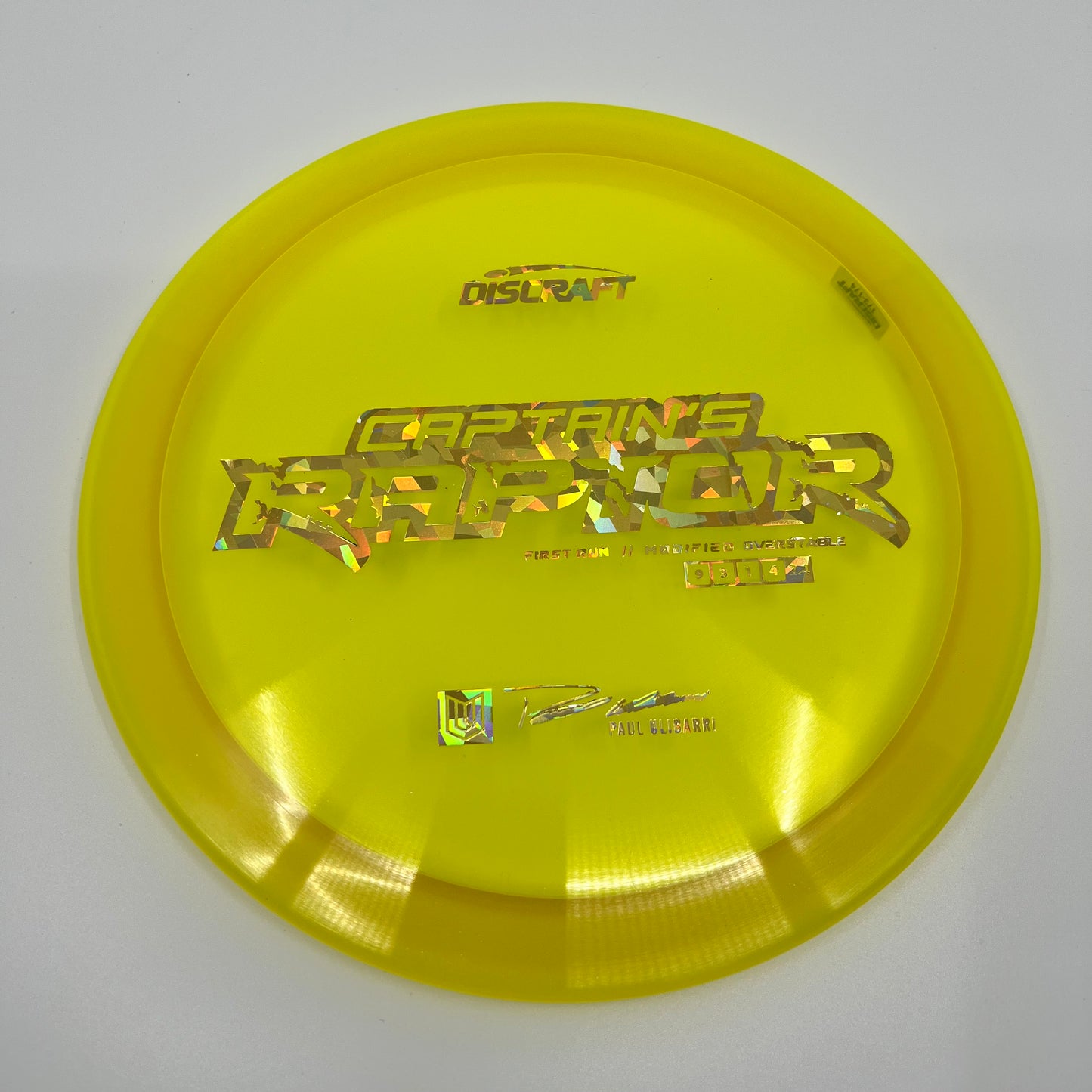 First Run Captain’s Raptor - Special Blend Z - Paul Ulibarri
