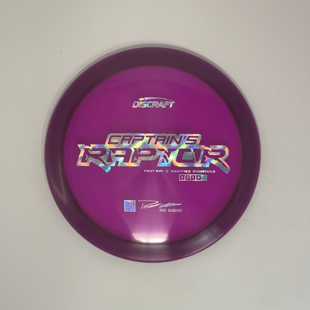 First Run Captain’s Raptor - Special Blend Z - Paul Ulibarri
