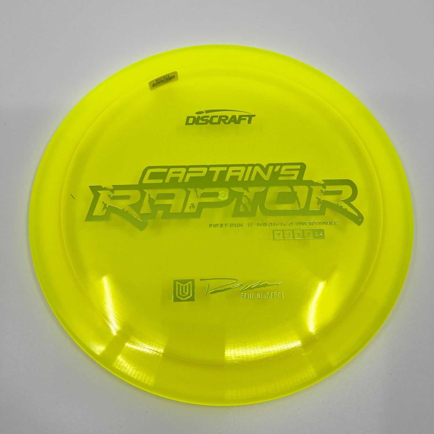 First Run Captain’s Raptor - Special Blend Z - Paul Ulibarri