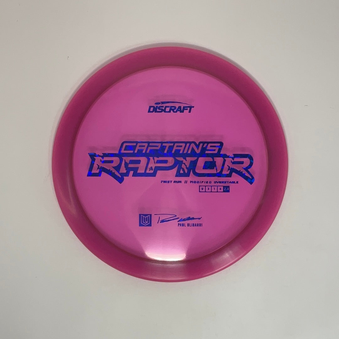 First Run Captain’s Raptor - Special Blend Z - Paul Ulibarri
