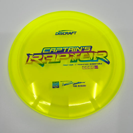 First Run Captain’s Raptor - Special Blend Z - Paul Ulibarri