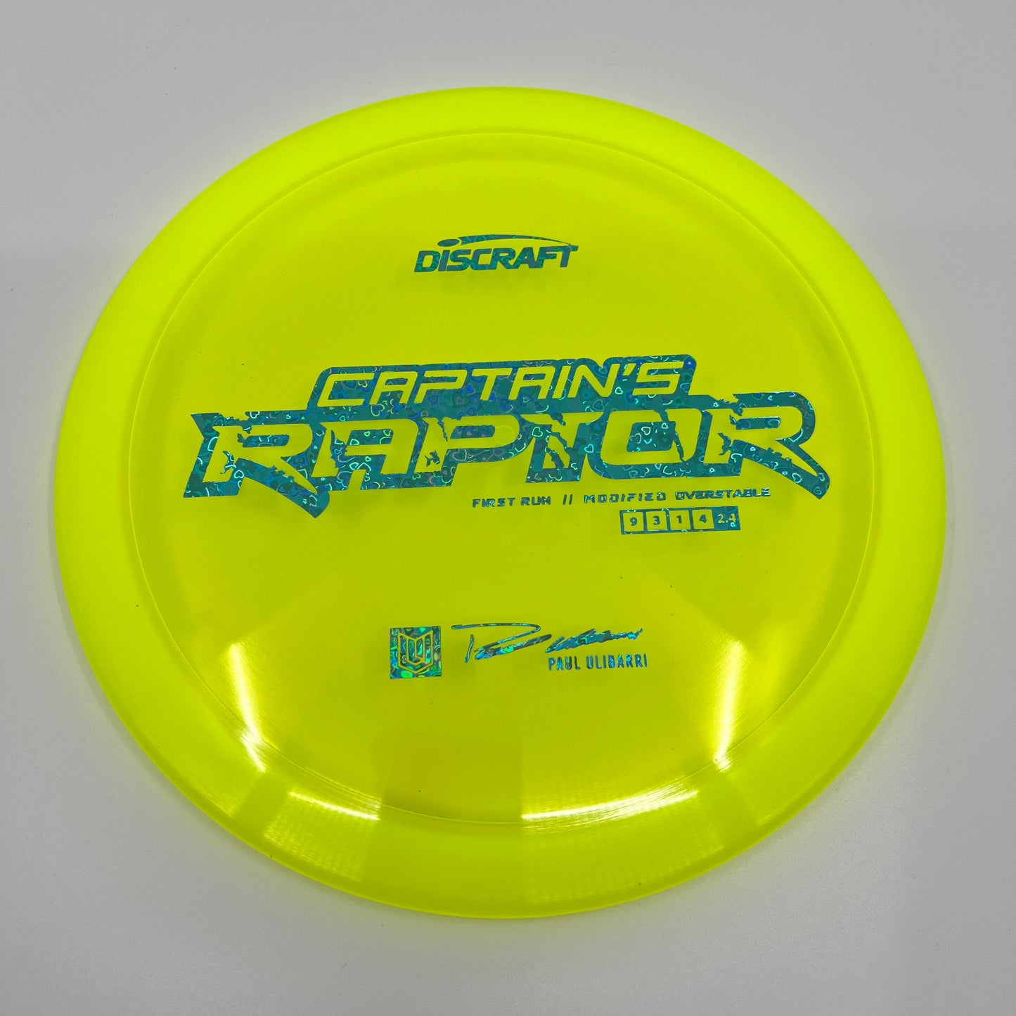 First Run Captain’s Raptor - Special Blend Z - Paul Ulibarri