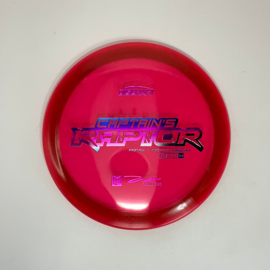 First Run Captain’s Raptor - Special Blend Z - Paul Ulibarri