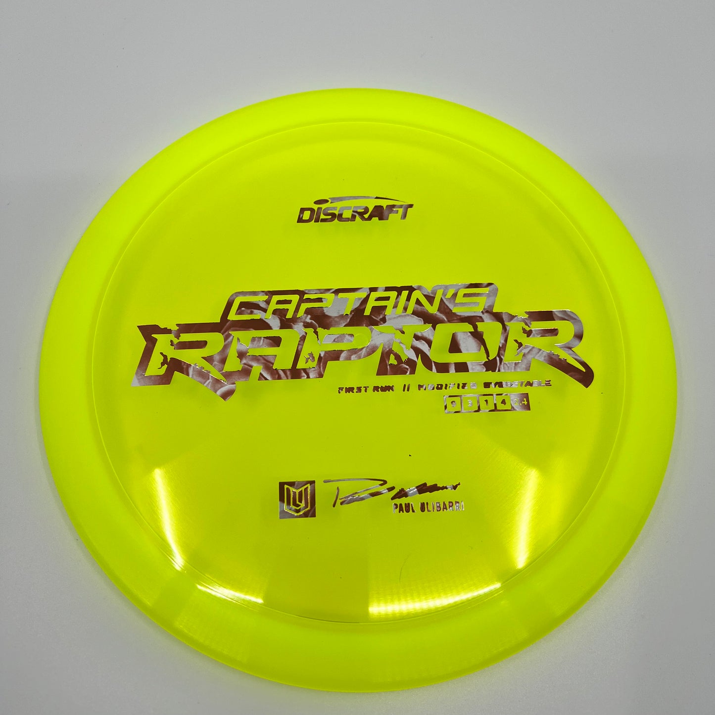 First Run Captain’s Raptor - Special Blend Z - Paul Ulibarri