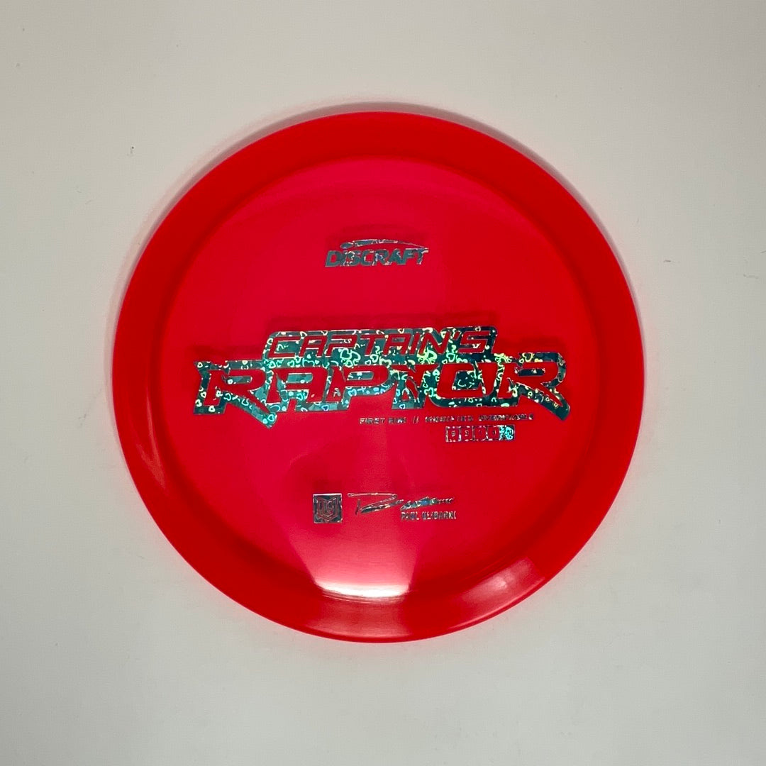 First Run Captain’s Raptor - Special Blend Z - Paul Ulibarri