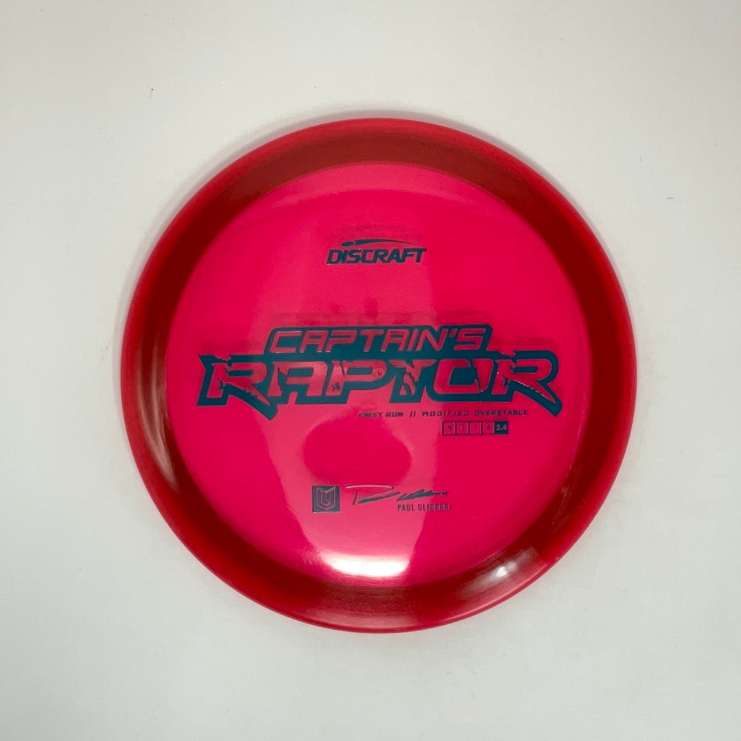First Run Captain’s Raptor - Special Blend Z - Paul Ulibarri