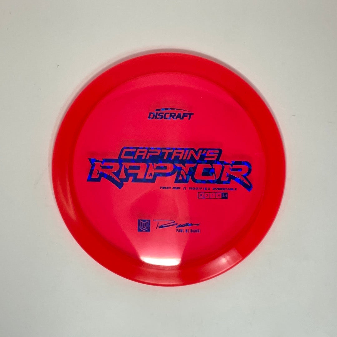 First Run Captain’s Raptor - Special Blend Z - Paul Ulibarri