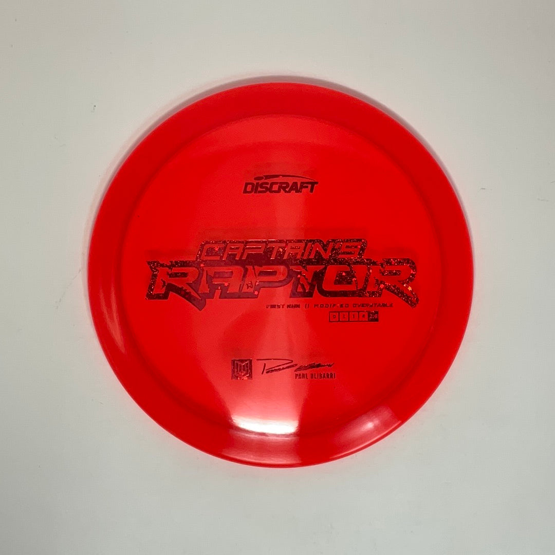 First Run Captain’s Raptor - Special Blend Z - Paul Ulibarri