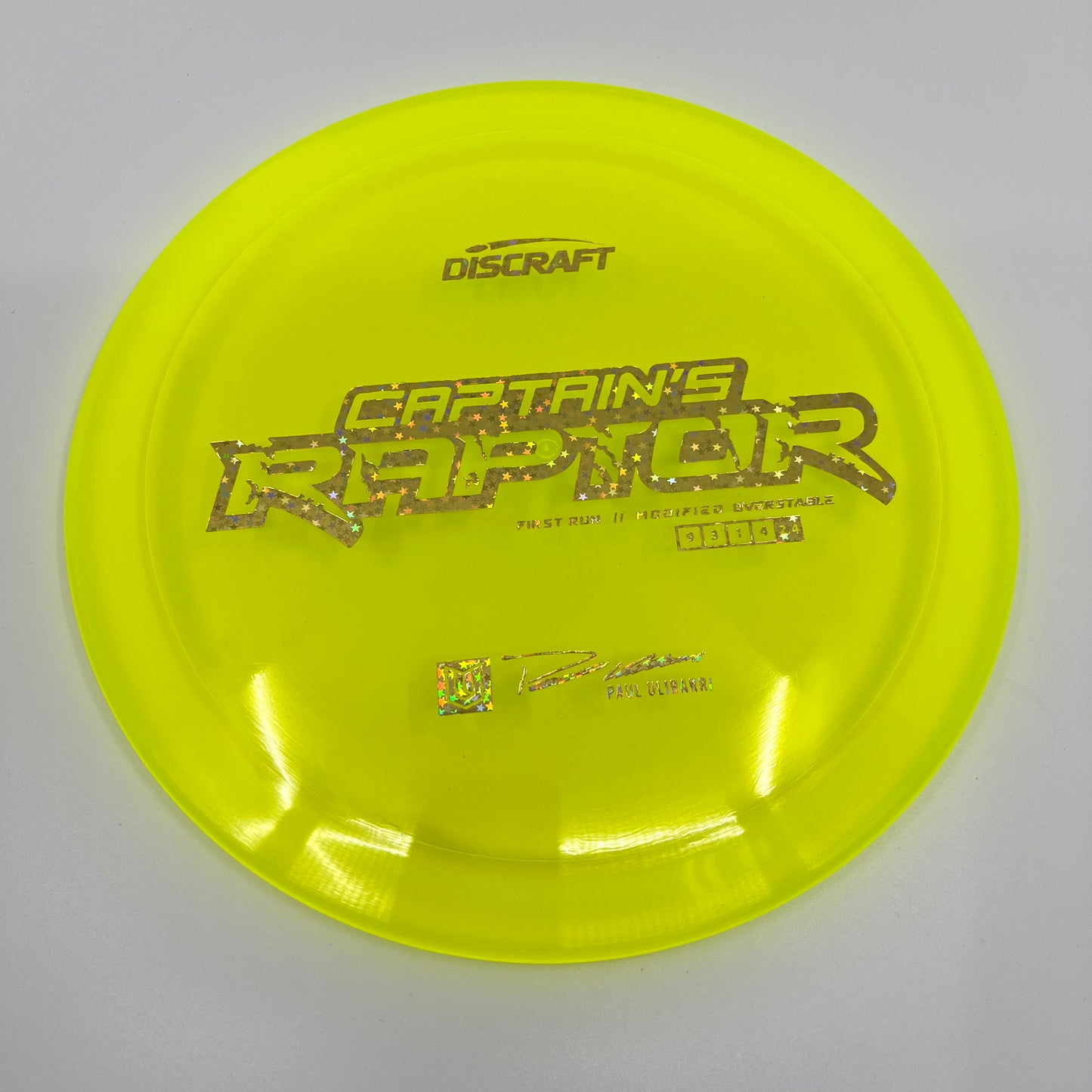First Run Captain’s Raptor - Special Blend Z - Paul Ulibarri