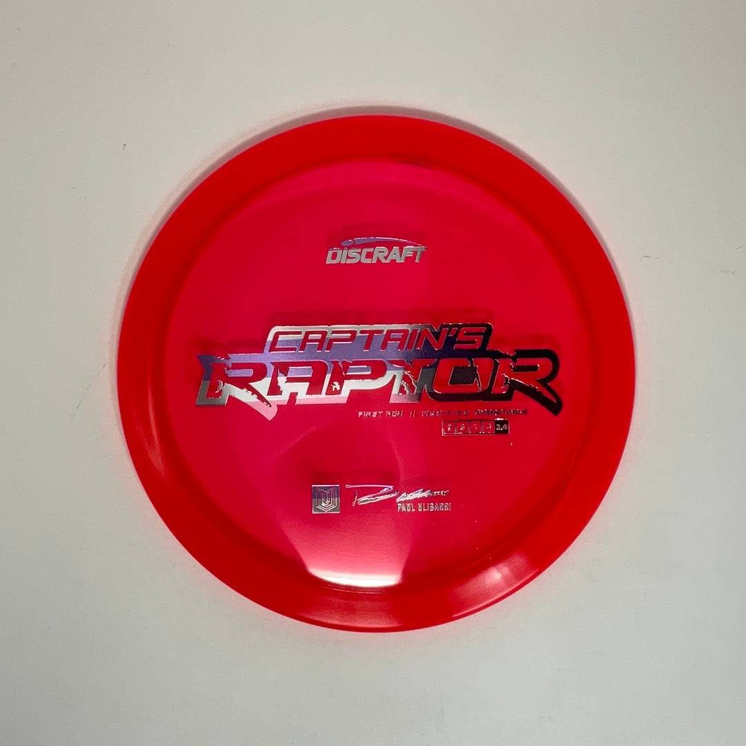 First Run Captain’s Raptor - Special Blend Z - Paul Ulibarri