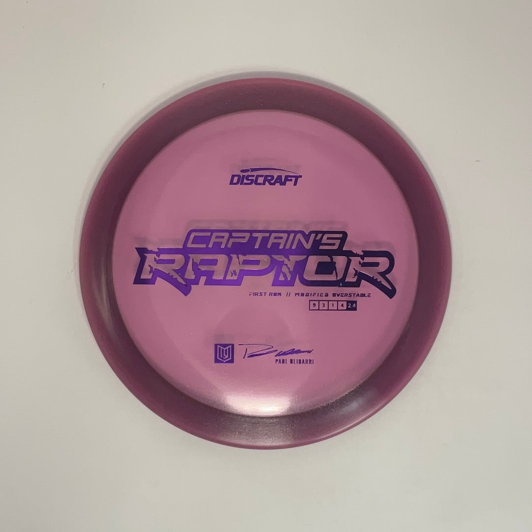 First Run Captain’s Raptor - Special Blend Z - Paul Ulibarri