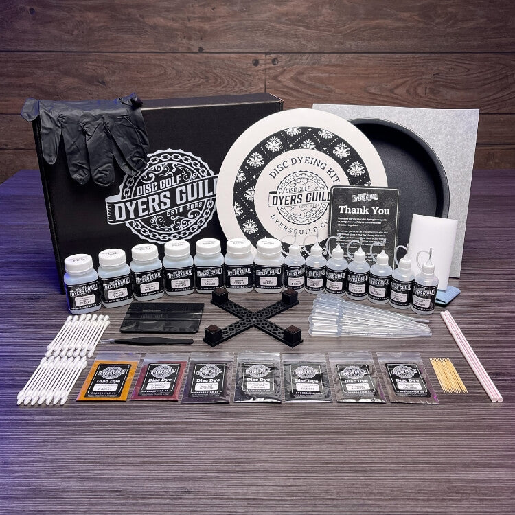 Disc Golf Dyers Guild – Starter Disc Dyeing Kit – Gold