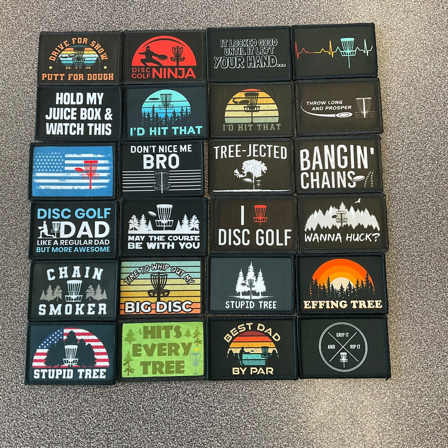 Disc Golf Patches