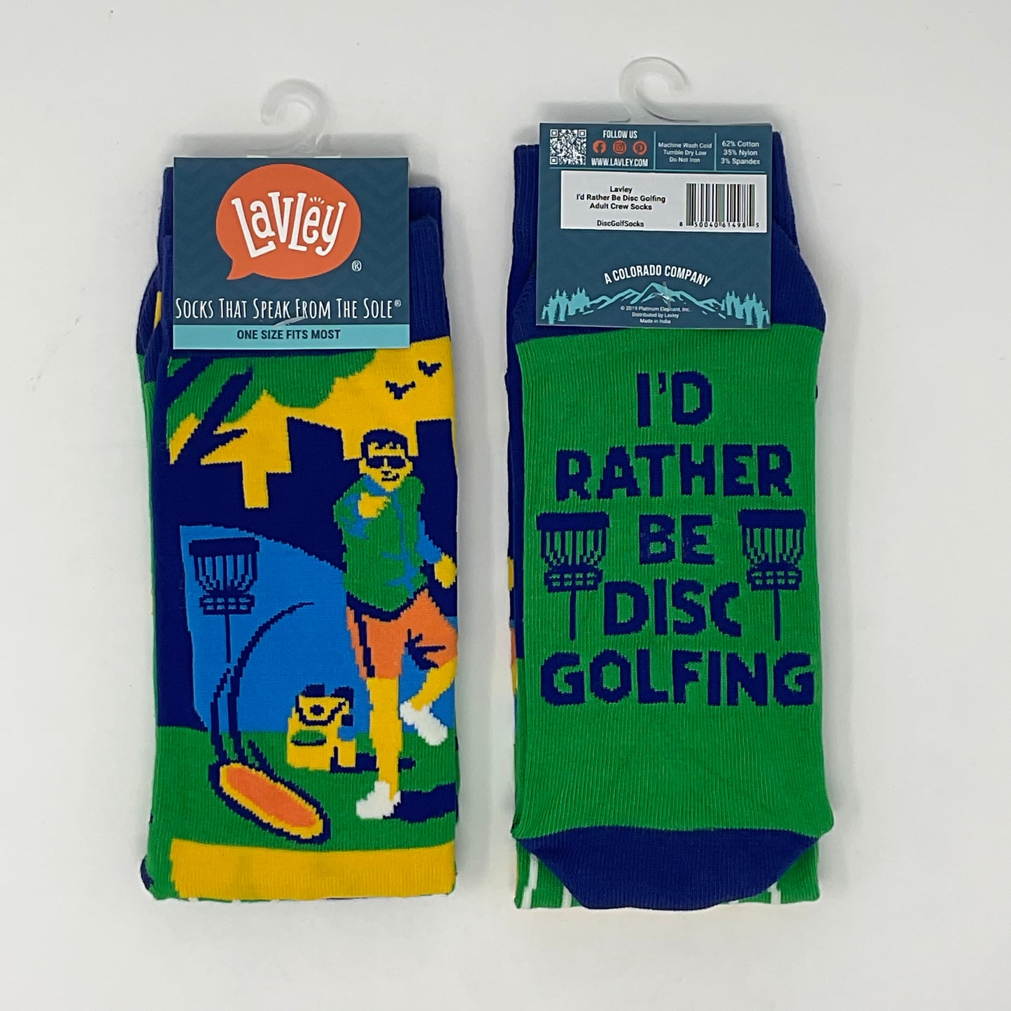 Rather Be Disc Golfing Socks