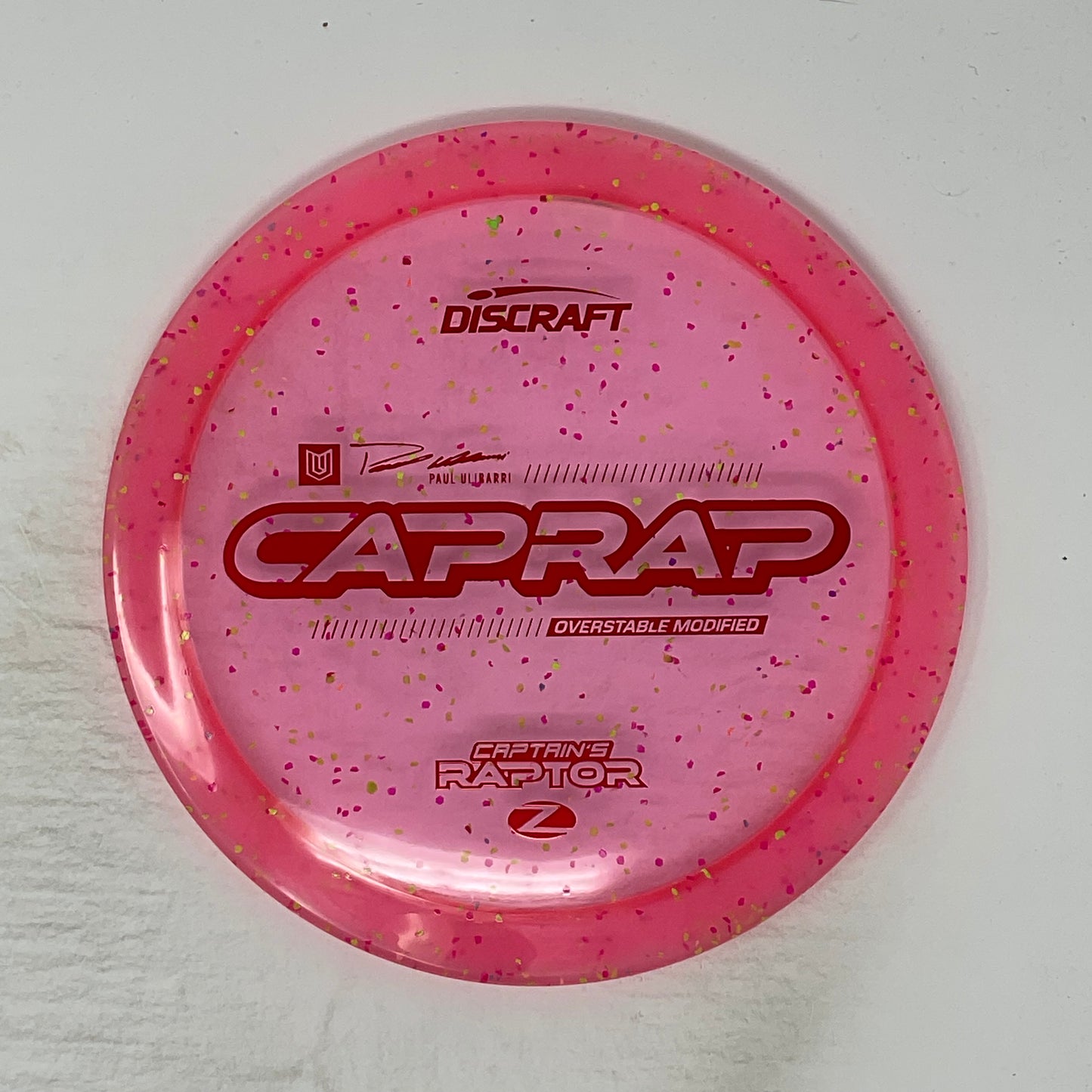 2026 Paul Ulibarri Z Confetti Captain’s Raptor